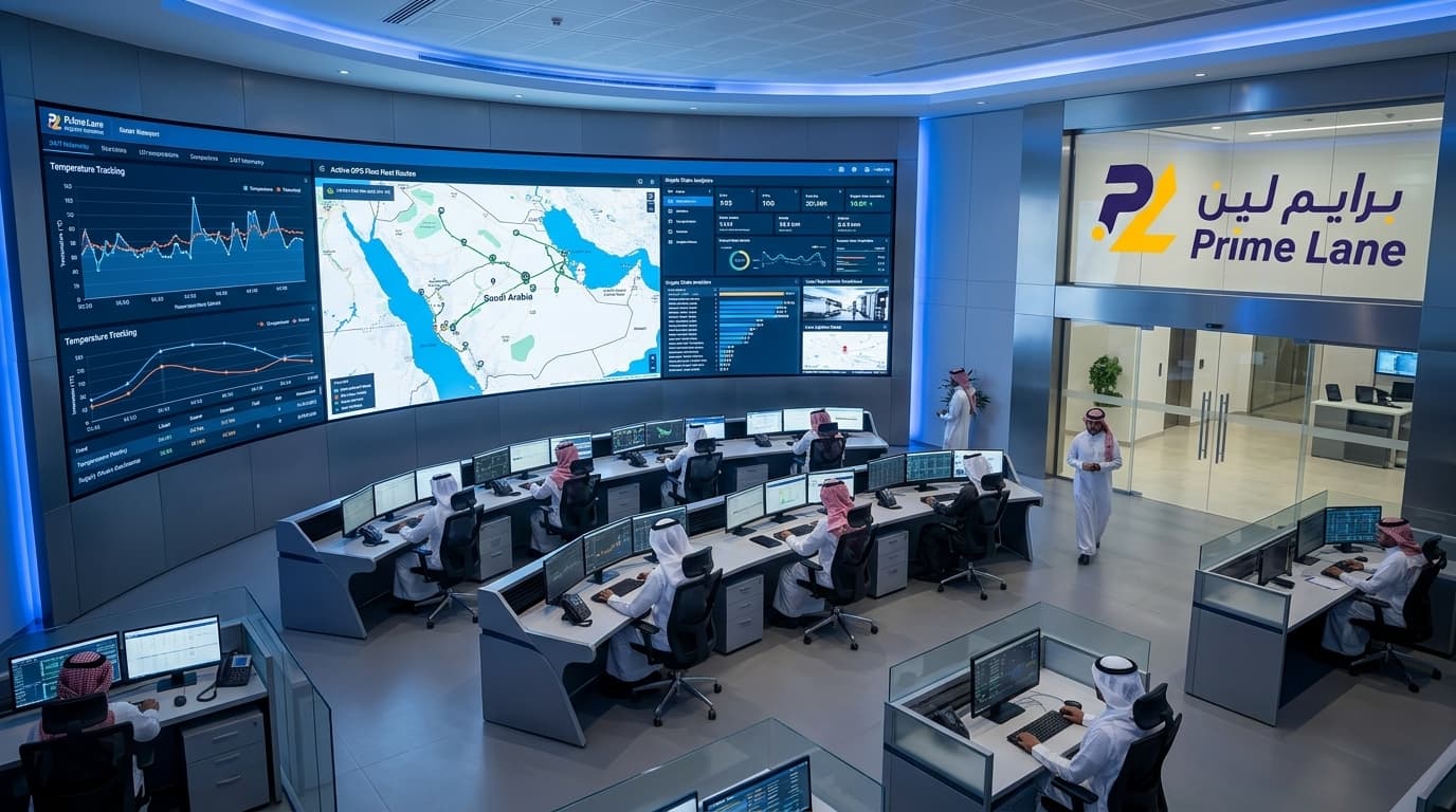 مركز التحكم اللوجستي لشركة برايم لين